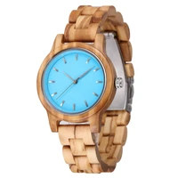 wathces women retro olive wood quartz wrsitwatch young ladyclassical handmade wood watch graduation christmas gift with box