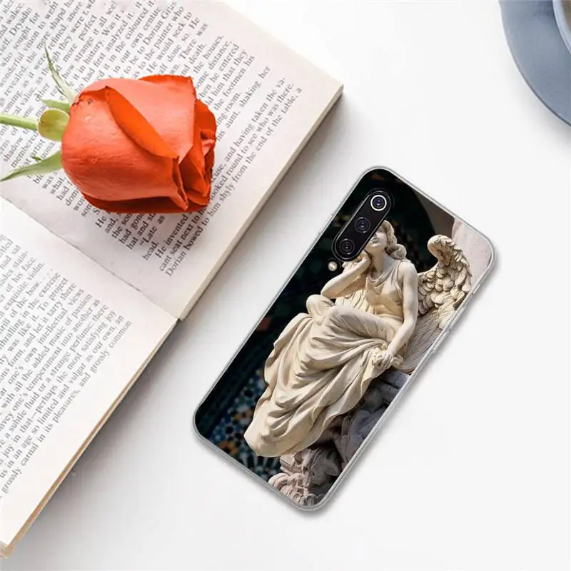 

Vintage Plaster Statue David aesthetic Art Phone Case For Xiaomi Redmi note 7 8 9 A t k30 max3 9 s 10 pro lite