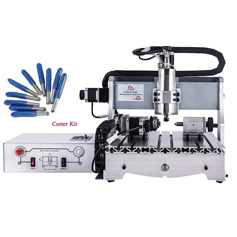 Мини гравер 800 Вт шпиндель с водяным охлаждением фрезерный станок ЧПУ набор фрез