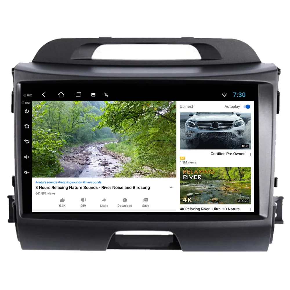 Автомагнитола для Kia Sportage R мультимедийный проигрыватель с четырехъядерным