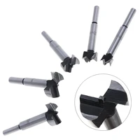 5pcslot perforator punching drill bit set with round shank and different models for electric screwdriver