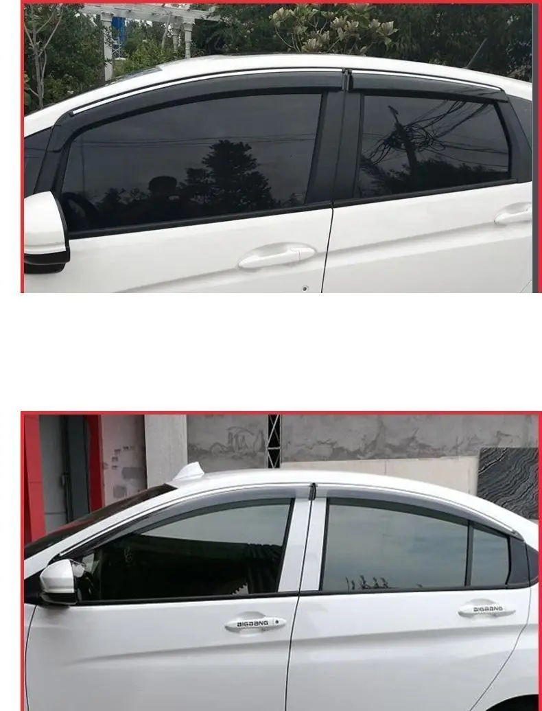 Дождь Стайлинг Наружные молдинги автомобиля анти окна козырек для Honda Accord URV Vezel XR-V CRV Avancier City Civic Fit Greiz Odyssey