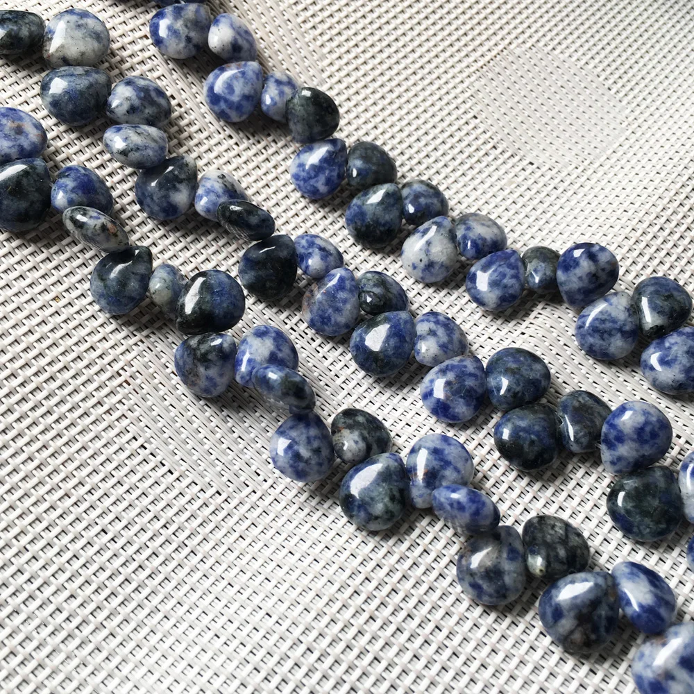 

Natural Stone Water Drop Shape Loose Beads Sodalite Semifinished String Bead for Jewelry Making DIY Bracelet Necklace Accessorie