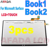 3 pcs lcd for microsoft surface book1 book 1 1703 1704 1705 1706 book2 1806 1832 lcd display touch screen digitizer assembly