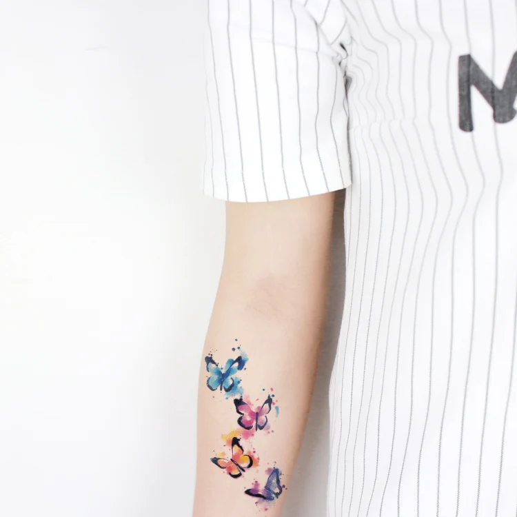 Водостойкая тату наклейка фламинго птица элемент маленькое животное переводная