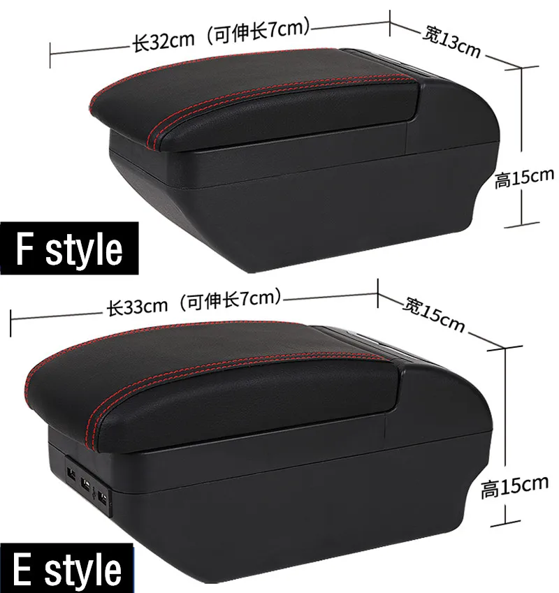 Centre Console Storage Box Armrest For Honda Fit Jazz 2008-2013 Arm Rest Rotatable 2009 2010 2011 2012 | Автомобили и мотоциклы
