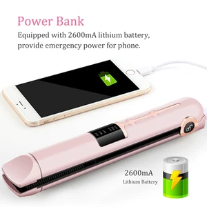 Wireless Hair Straightener Curler USB LCD Display Wireless Charging Perm Smooth Comb Comb Styler Hai in Pakistan