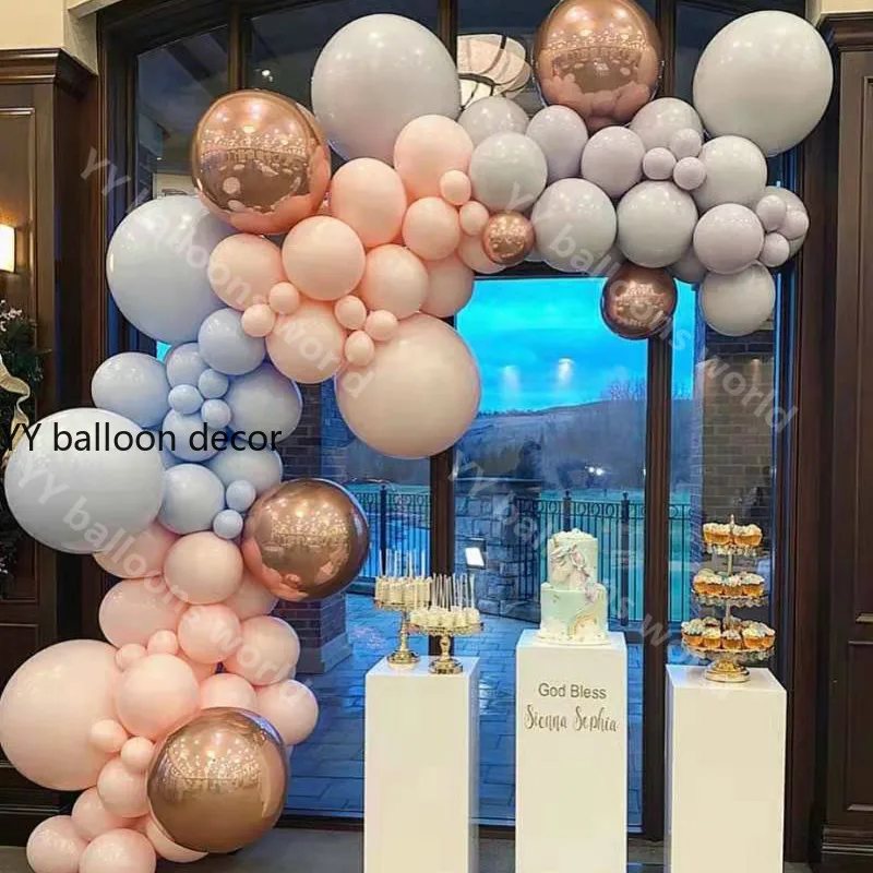 Adf01 арочный комплект 16 футов персиковый синий серый розовое золото s пакет для