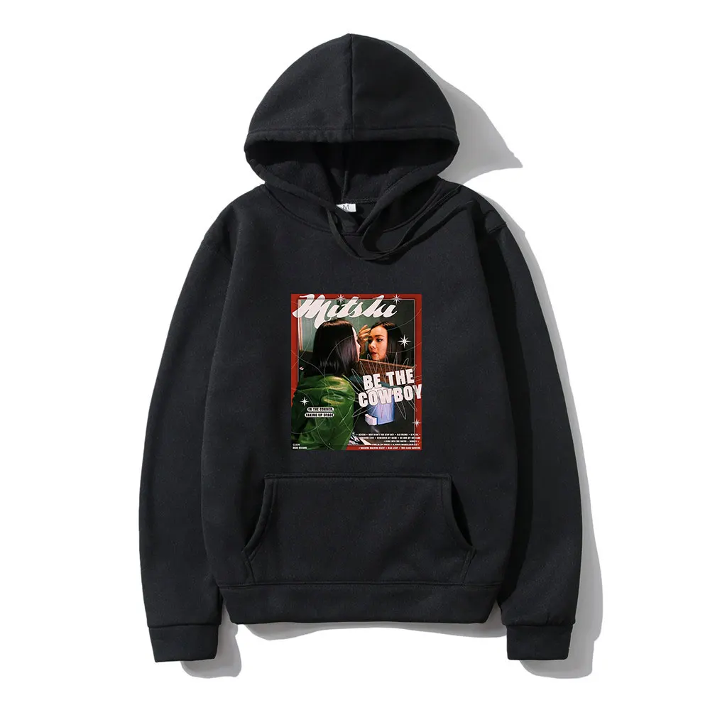 

Mitski Be ковбойский постер музыкальный альбом Ретро Классический индивидуальный принт Повседневный Спортивный зимний толстый мужской худи с ...