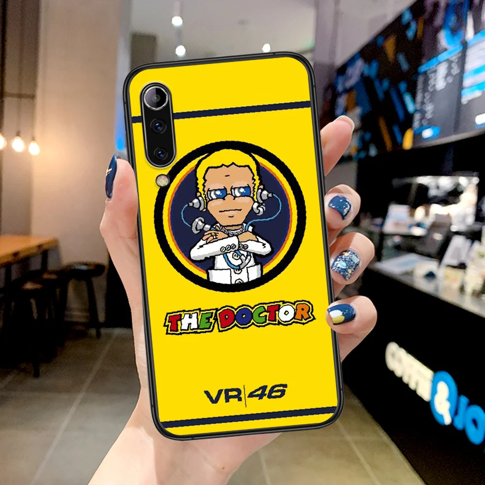 

Doctor Rossi Motorcycle Phone Case For Xiaomi Mi Note 10 A3 9 MAX 3 A2 8 9 Lite Pro Ultra black Waterproof Luxury Shell Pretty