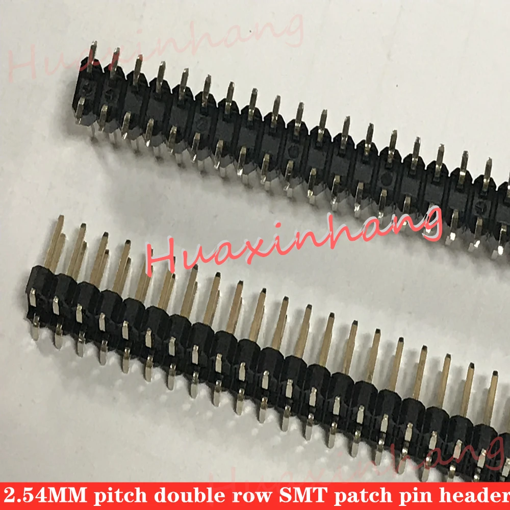10 шт. 2X40 PIN двухрядный мужской SMD SMT 2 54 мм Головка Булавки коннектор полосы 2X40PIN 2*40