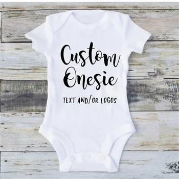 Custom White Onesie | Personalized Onesie | Custom Baby Onesie | Custom Baby Shirt | Baby Shower Gift | Custom Toddler Shirt 1