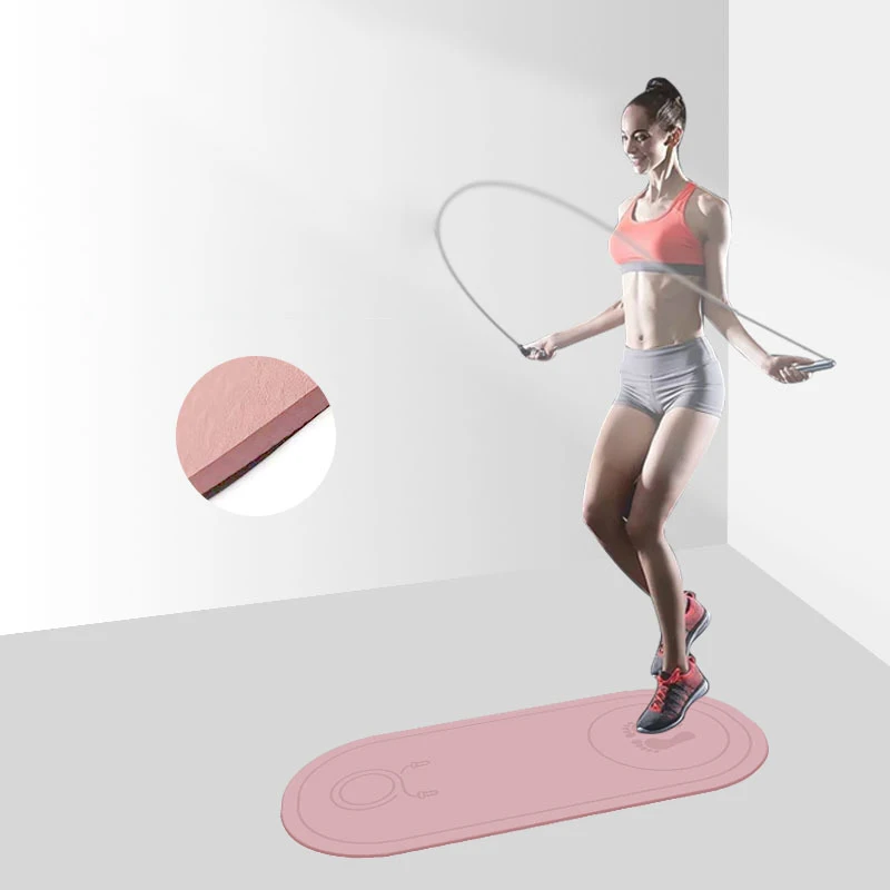 

Mute Jump Rope Mats Exercise Cushioning Yoga Mat Sound Insulation Shock Absorption Fitness Gymnastics Pilates Anti-noice Mats