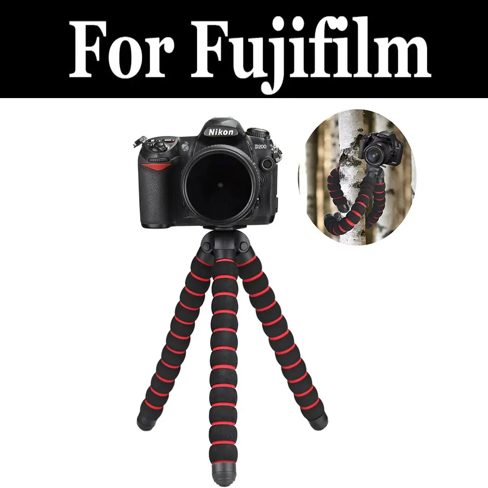 Гибкий штатив Осьминог среднего размера для Fujifilm Finepix X100 Xp10 Xp11 Xp120 Xp130 Xp140 Xp150 Xp200 Xp30