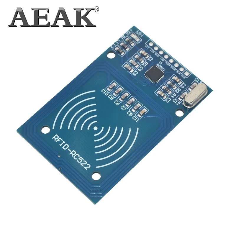 AEAK RFID модуль RC522 наборы S50 13,56 МГц 6 см с тегами SPI записи и чтения для arduno uno 2560