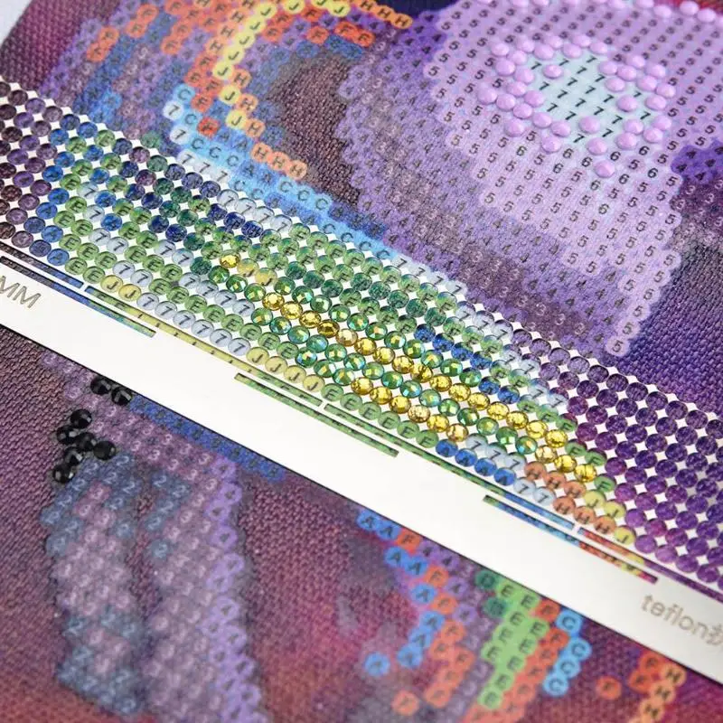 1 шт. линейка из нержавеющей стали с алмазным рисунком для DIY швейная ткань