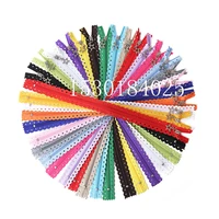 10pcs novelty 1216 inch star shape lace zippers 3 nylon for purse bags for diy sewing tailor craft bed bag 20color zip