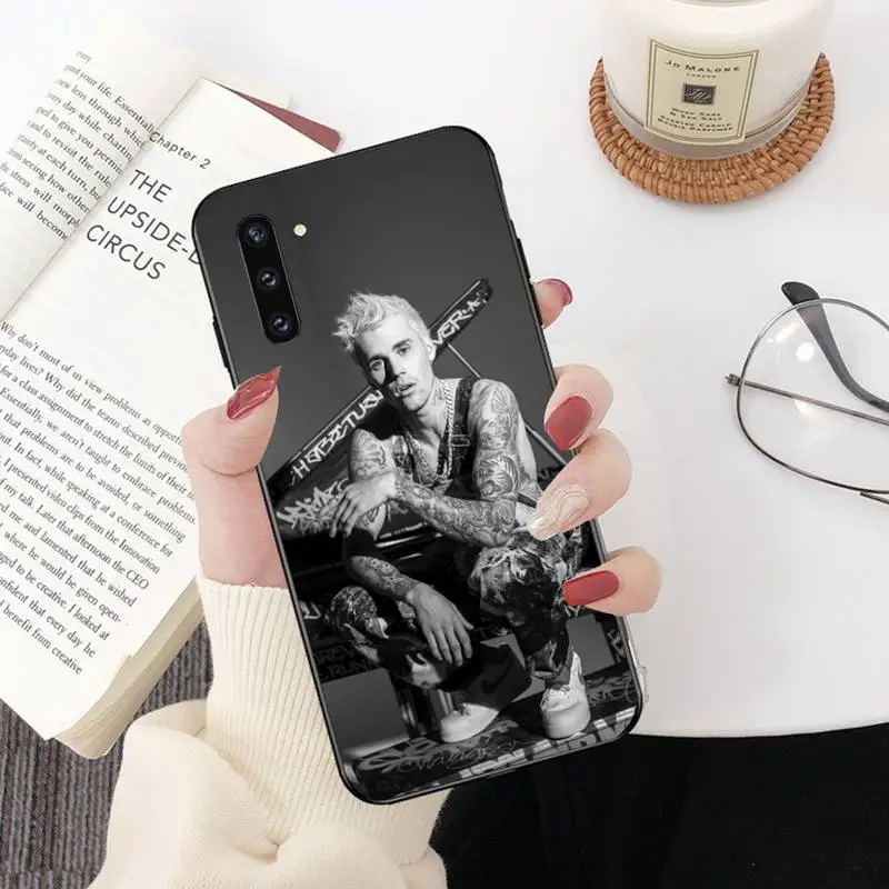 

NBDRUICAI Canadian singer Justin Bieber Soft Shell Phone Case Capa For Samsung Galaxy J7 J8 J6 Plus 2018 Prime Note 7 8 9 10 pro