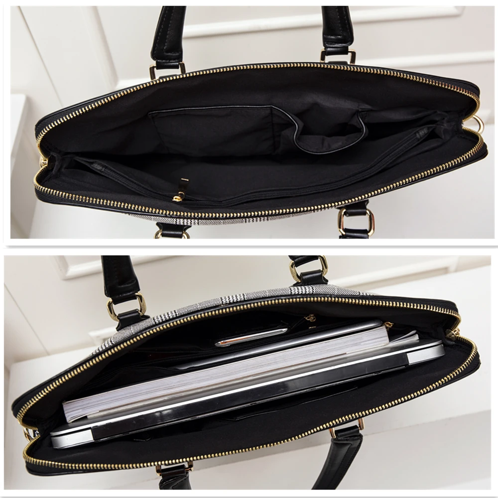 gagacia large capacity women leather briefcase office bags for woman handbag computer bag female crocodile luxury handbags 2022 free global shipping