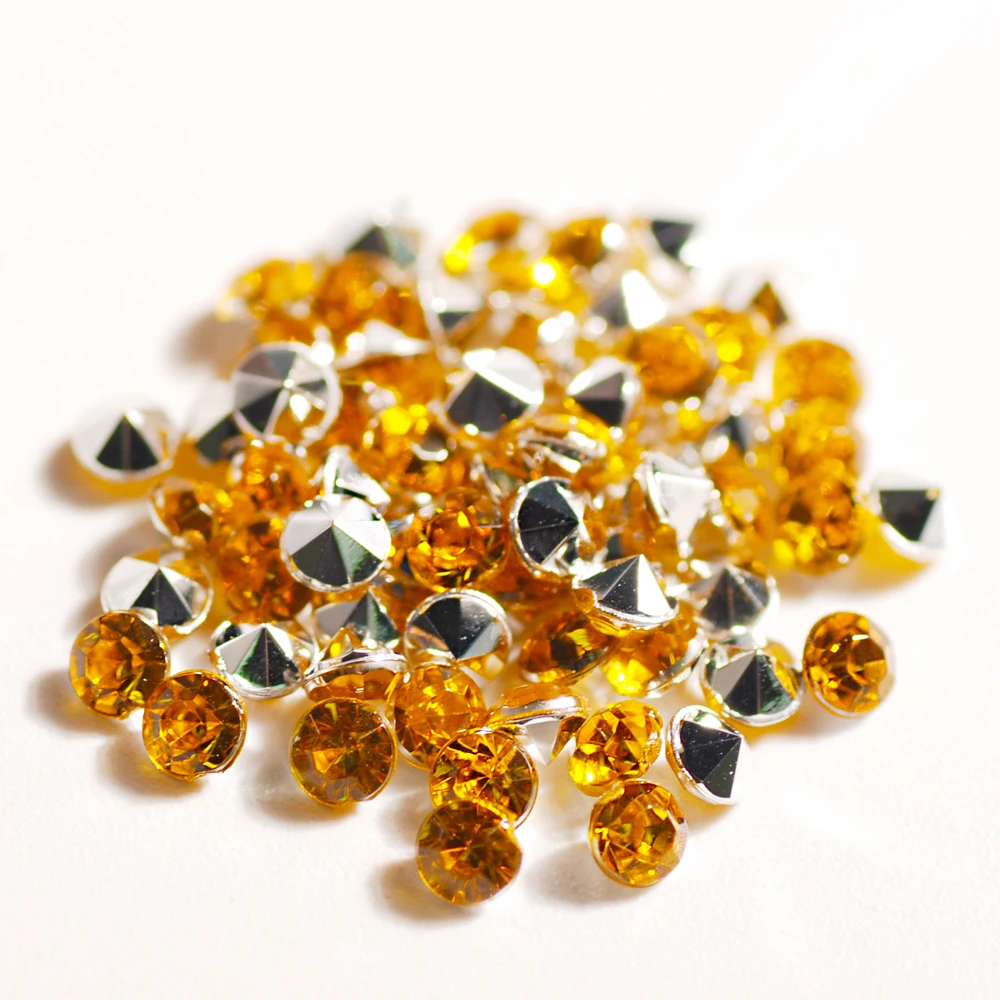 1 5-10 мм несколько размеров 1000 шт. акриловые блестящие стразы s Point Back круглые