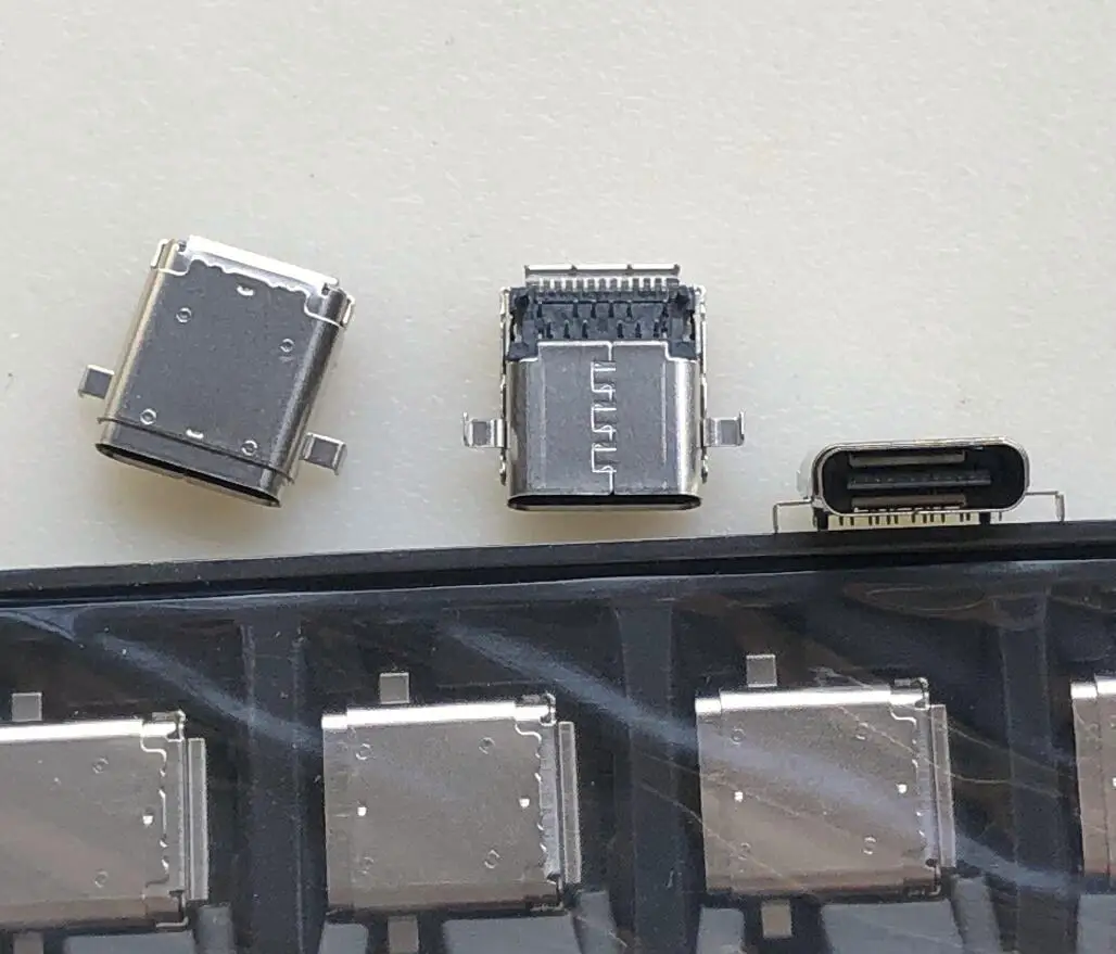 (5 шт.) импортная розетка type C с прямым креплением usb 3.1 24P интерфейс передачи HD