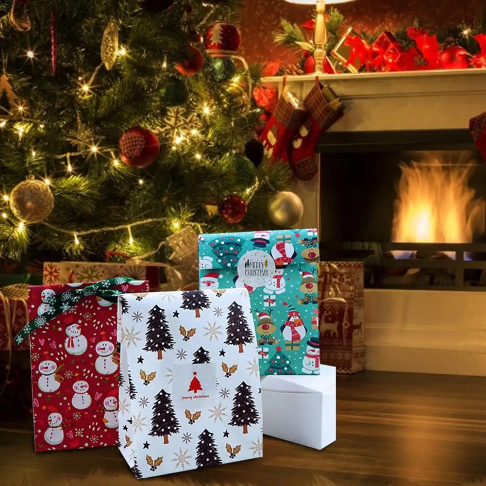 2020 Рождественский Санта снеговик медведь Лось Пингвин Подарочная сумка Puoch