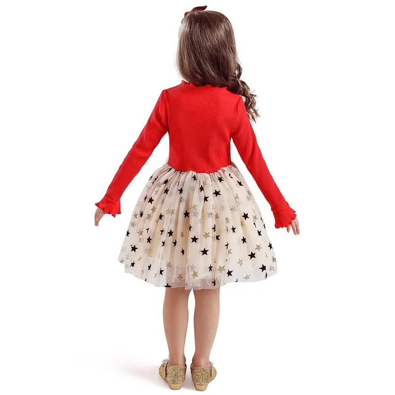 Детское зимнее платье-пачка в горошек на возраст от 3 до 8 лет | Детская одежда и