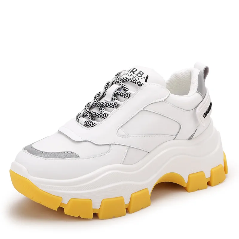 2020 сезон осень-зима Новинка Повседневная женская обувь на резиновой подошве из