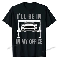 garage is my office t shirt mechanic gift car mechanics tee latest man tshirts fashionable t shirt cotton printed