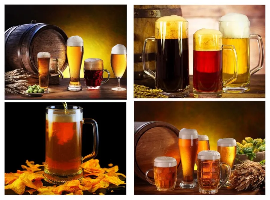 5D алмазная живопись пивной пейзаж сделай сам полное квадратное/Круглое