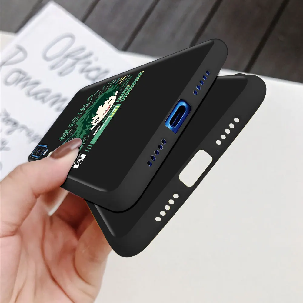 

Cute Cover For Samsung Galaxy A51 A71 A21s A70 A50 A40 A20e A12 A10 Phone Case A72 A52 5G A41 A31 Shell My Hero Academia Anime