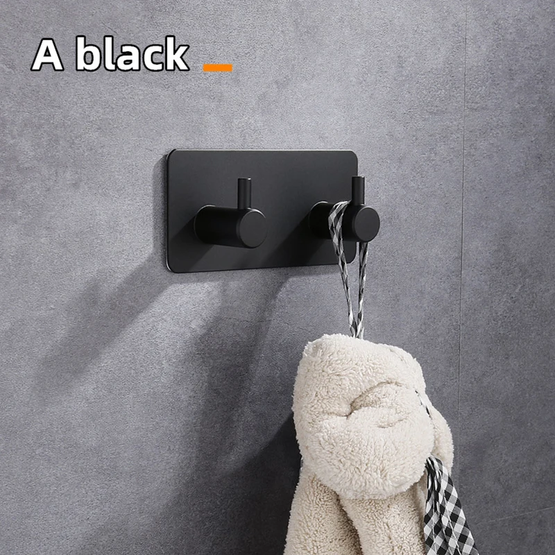

Towel Wall Mounted Hook Home Bathroom Stainless Steel Coat Hook Rustproof Hook Hanger for Kitchen Hardware