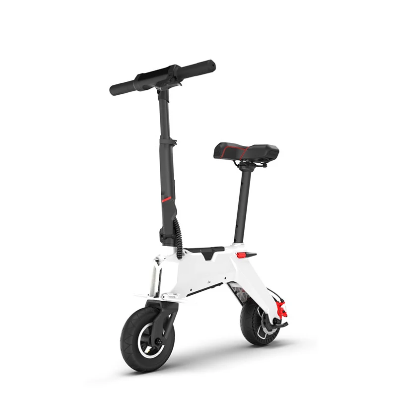 8inch Mini Electric scooter small mini electric bike ultralight folding battery portable adult female ebike | Спорт и развлечения