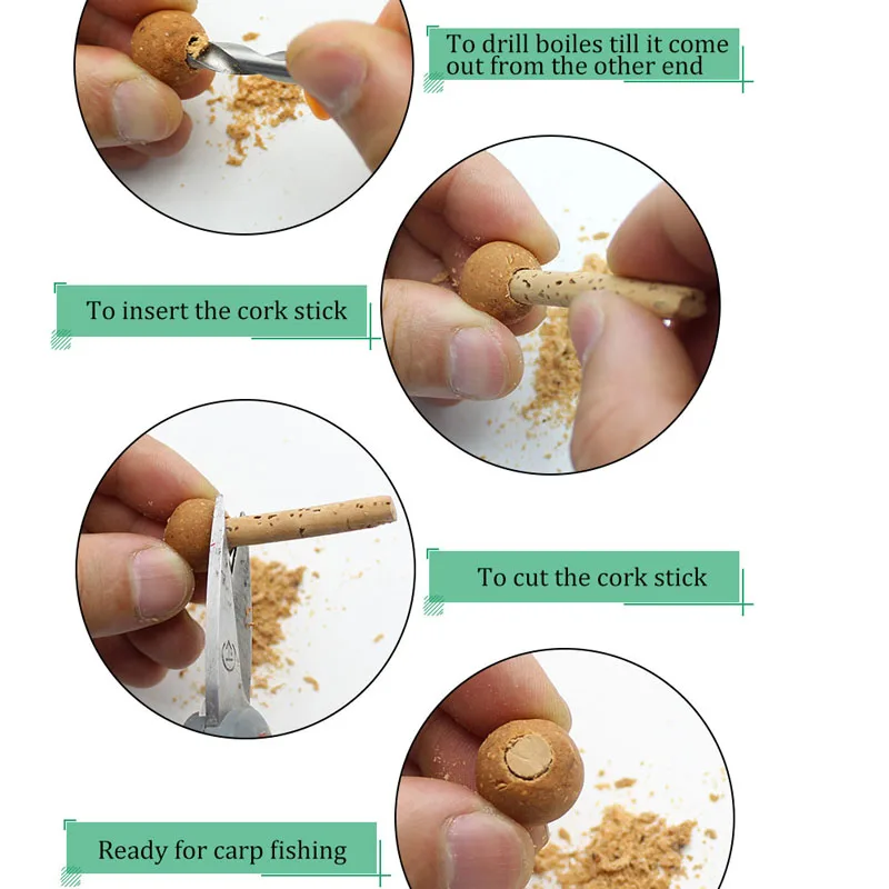 Carp Fishing Accessories Micro Bait Stopper Boillies Stop Bead for Chod Hair Ronnie Rig Tackle Equipment Material |