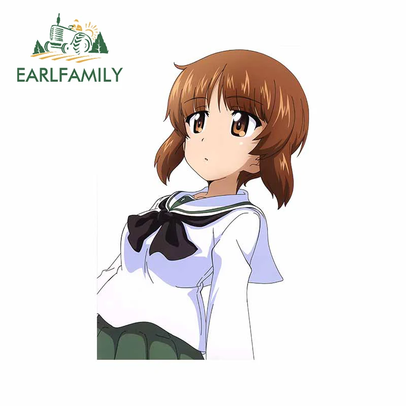EARLFAMILY 13 см x 8 для Nishizumi Miho GIRLS Und PANZER автомобильные наклейки водонепроницаемые