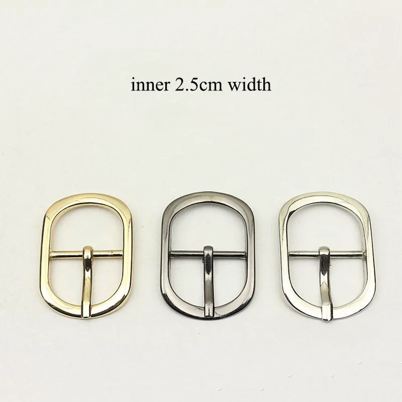 50pcs 13/16/19/25mm Metal Pin Roller Buckle Bags Shoes Belt Slider Buckles DIY Leather Craft Adjust Clasp Hardware Accessories