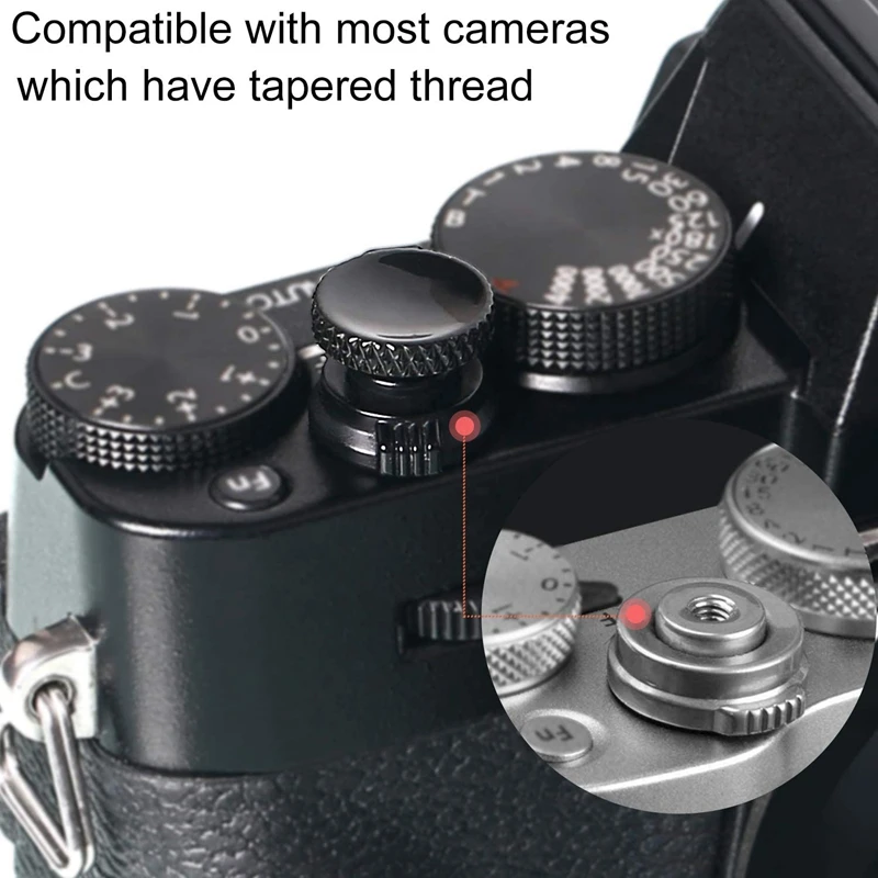 

Camera Shutter Button, Upscale and Delicate Soft Shutter Release Button (3 Pack)
