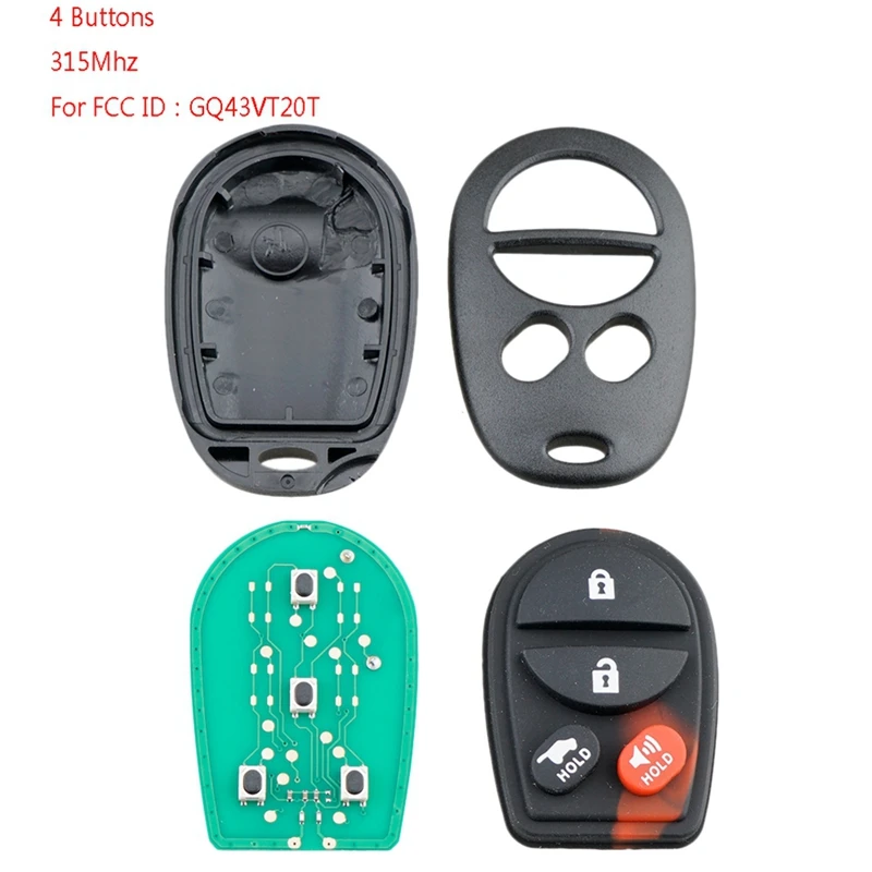 Интеллектуальный Автомобильный ключ дистанционного управления 4 кнопки