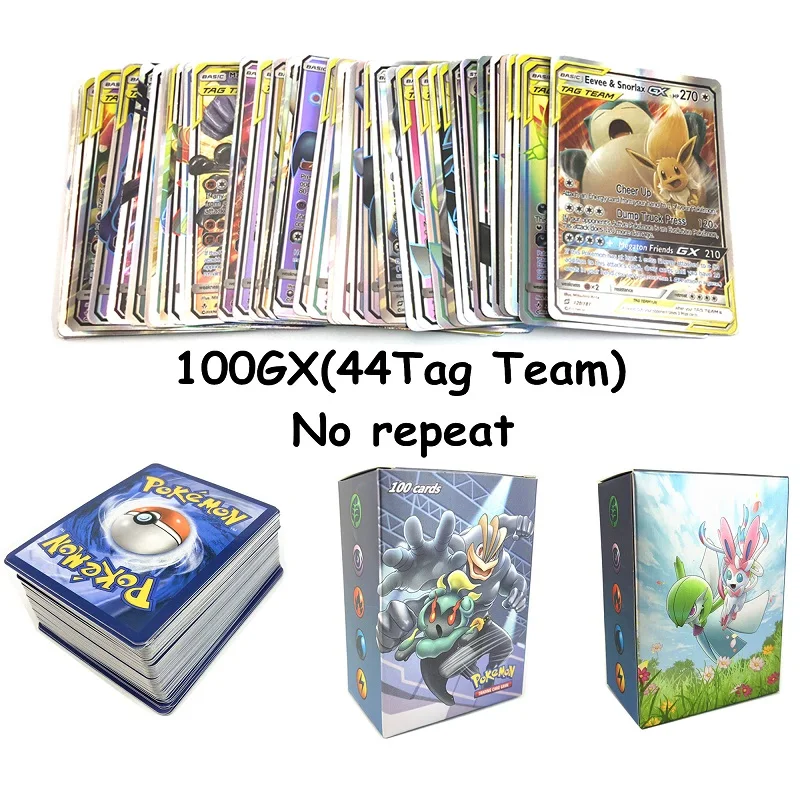 240 шт держатель Pokemones альбом для коллекции карт Pokemones и некоторые варианты GX MEGA EX card - Цвет: 100GX(44tag team)