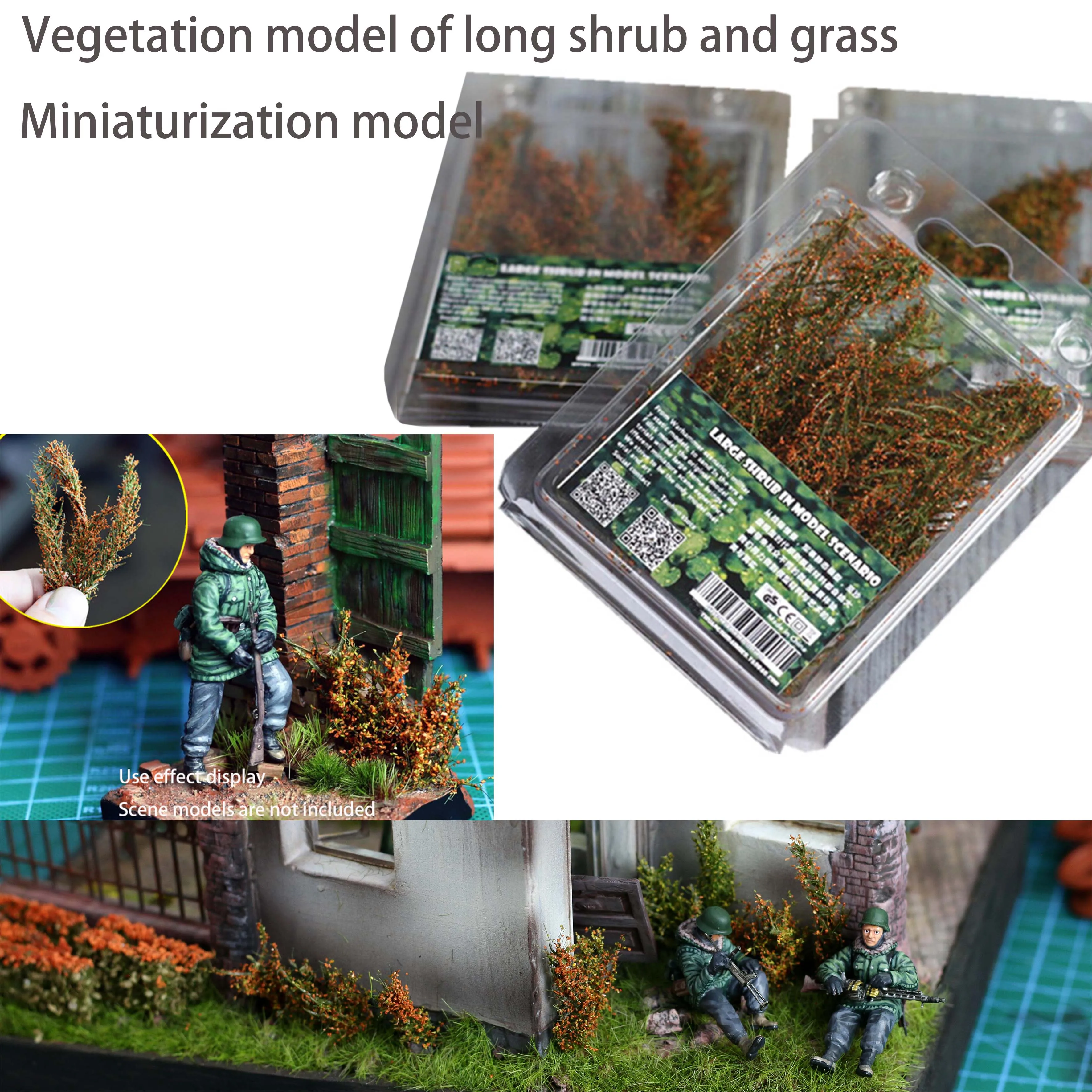 

Miniaturization model Vegetation model of long shrub and grass Production materials of scene platform DIY scenario materials