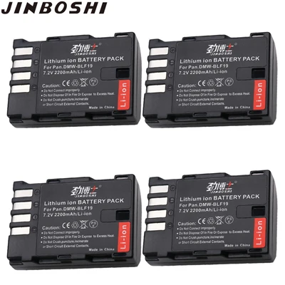 4 шт. DMW-BLF19E DMW-BLF19 DMW-BLF19PP ДМВ BLF19 BLF19E Замена Батарея D+ Dual USB Зарядное устройство для цифрового фотоаппарата Panasonic Lumix GH3 GH4 GH5 - Цвет: 4X Battery