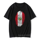 Футболка мужская Винтажная с надписью Перу и флагом