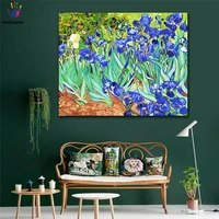 diy colorings pictures by numbers with colors van gogh irises picture drawing painting by numbers framed home