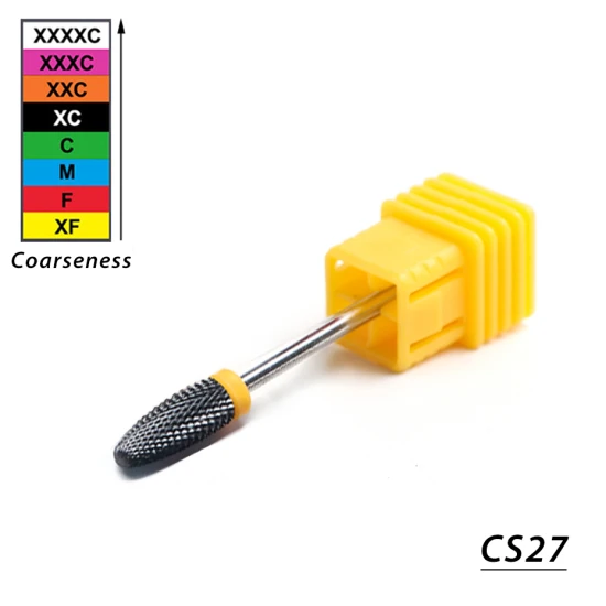 CS27 STZ 1 шт. керамические сверла для ногтей Маникюрные роторные фрезы электрические пилочки для ногтей Гель-лак для удаления педикюра аксессуары CS01-27 - Цвет: CS27