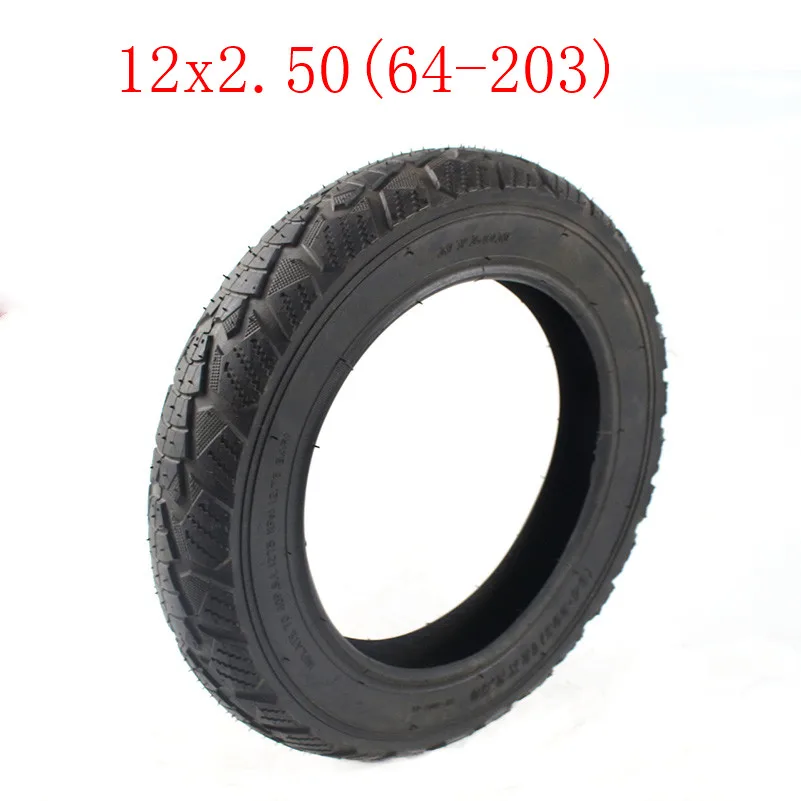 outer tire 12x2,50(64-203) пневматическое колесо шины высокого качества 12 дюймов, электровелосипед внутренняя камера колеса 12*2,50 давление в шинах - Цвет: outer tire