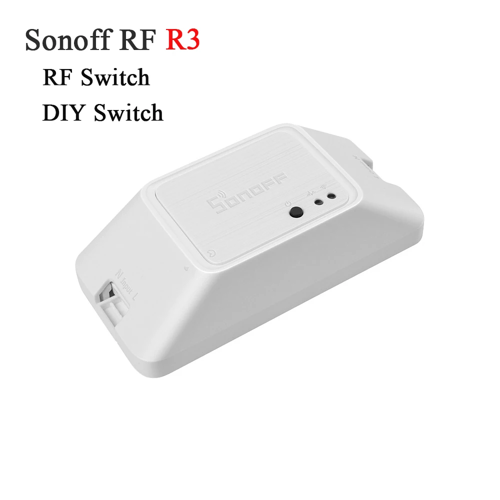 Sonoff RF R3 Switch Модули для автоматизации умного дома Sonoff T1 EU 2C Diy Беспроводной Таймер Wifi переключатель, Sonoff S20 разъем, Sonoff Basic R3, Sonoff Mini - Комплект: Sonoff RF R3 Switch