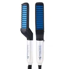 Многофункциональная расческа для волос, выпрямитель для бороды, Электрический нагрев, выпрямитель для бороды, быстрый стайлер для волос для мужчин