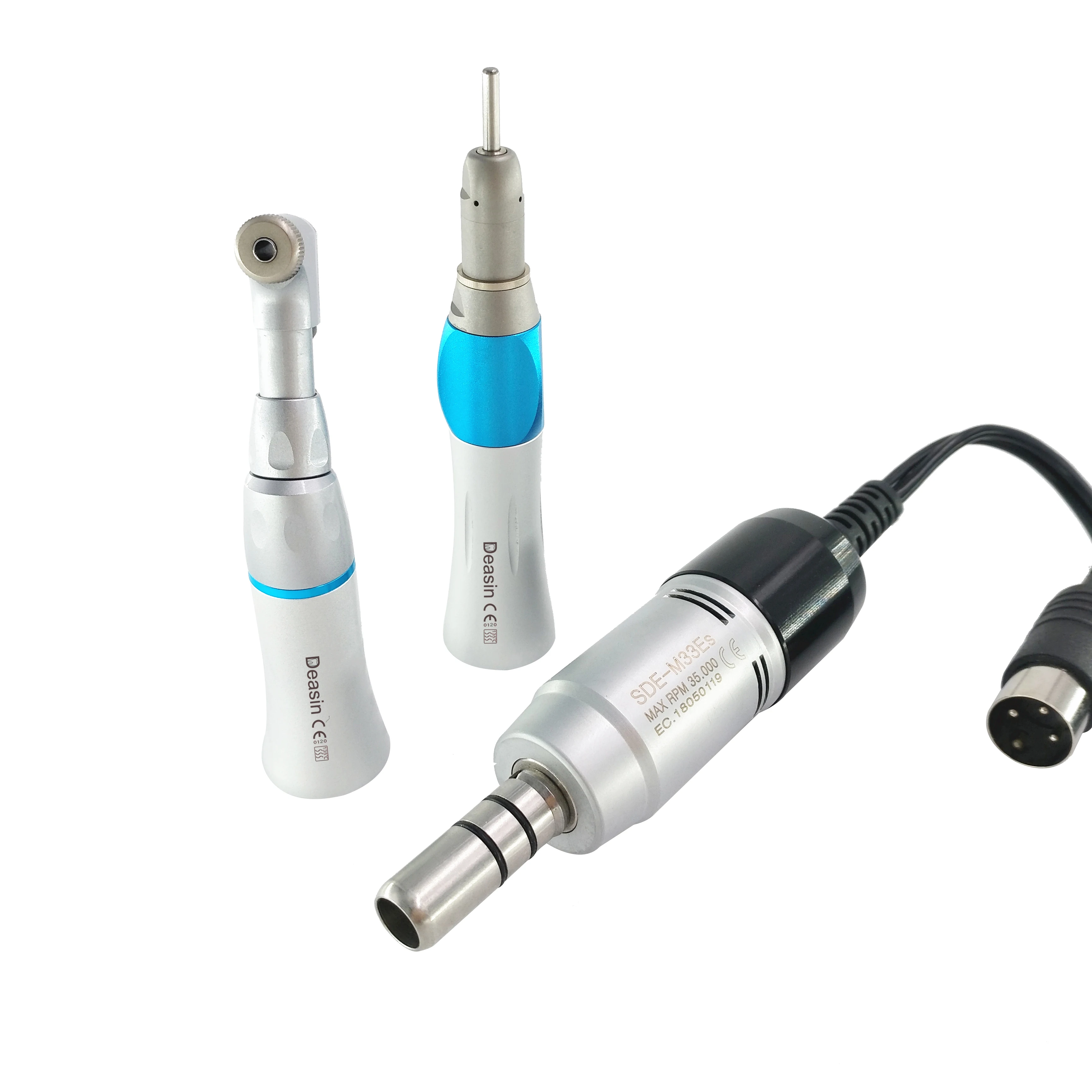 

NEW Dental Lab Polisher Micromotor 108E / M33Es Hand piece Contra Angle And Straight 350,000 RPM