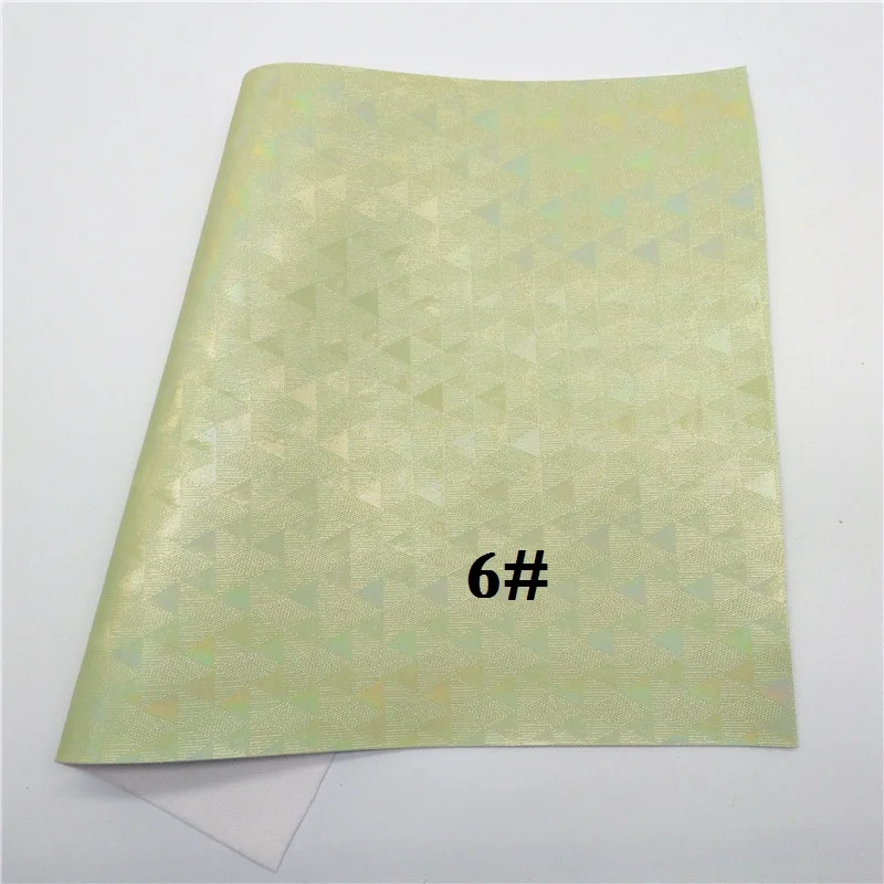 6 Glitterwishcome 21X29 см A4 размер винил для бантов Переливающаяся тисненая кожа ткань искусственная кожа листы для бантов, GM625A - Цвет: 6