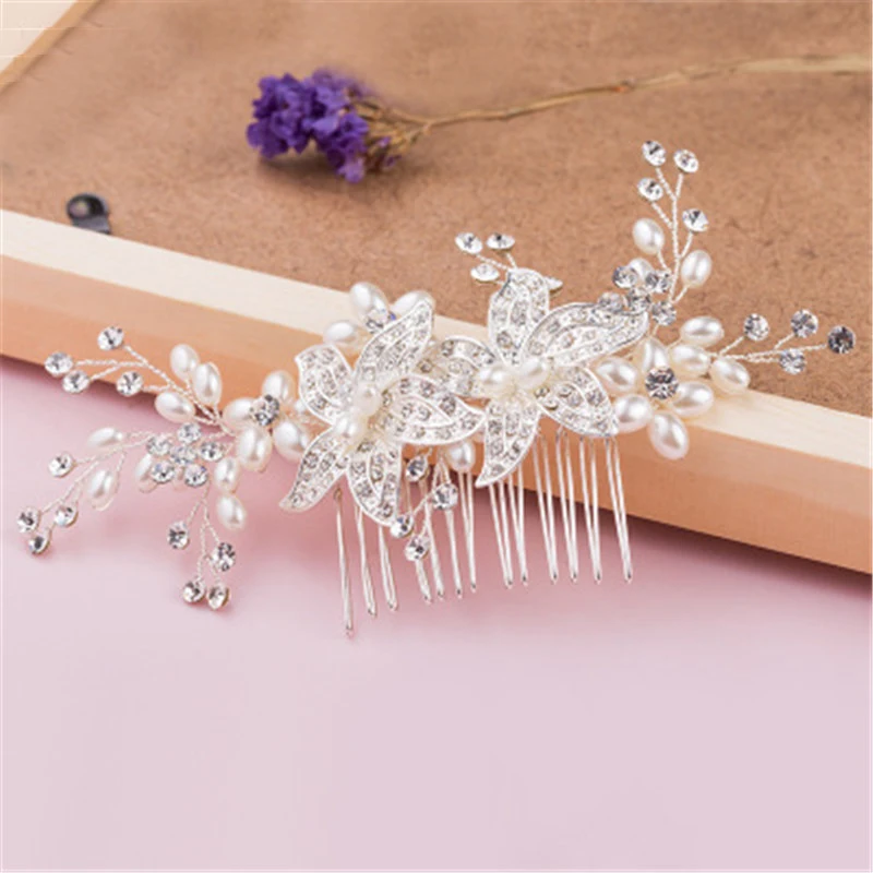 Роскошный цветок горный хрусталь головная повязка свадебные аксессуары для